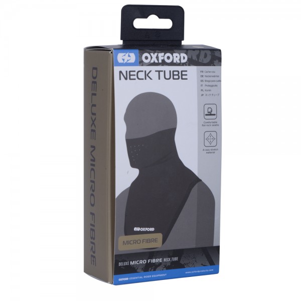 Oxford Oxford Deluxe Neck Tube Micro Fibre - Black